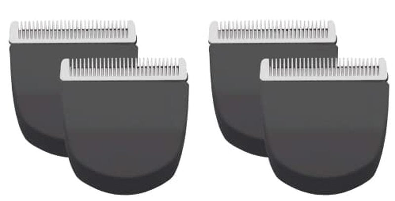 Peanut Hair Clipper Replacement Blades - Professional Snap-On Blades | Black - 4 Pack