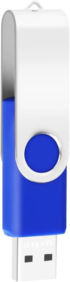 100-Pack of 8GB USB Flash Drive Bulk EASTBULL FAT32 Thumb Drive 8G(Blue)
