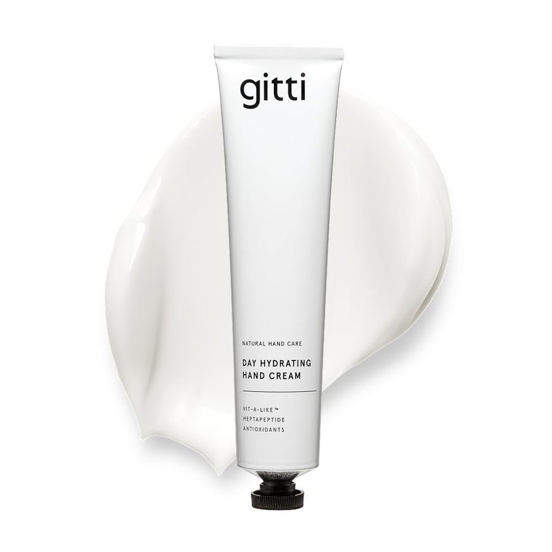 gitti Day Hydrating Cream I Natural Hand Care, Non-Toxic, 98% Natural Origin, Cruelty-Free, Vegan, Botanical Retinol Alternative, Hydrates Skin, Anti-Pollution Effect, Citrusy-woody Scent (2.53 fl oz)