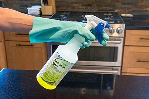 Nyco® Sani-Spritz Spray - 32 oz Quart Bottle - Ready-to-Use Disinfectant Cleaner & Deodorizer - Inhibits Growth of Mold & Mildew (sprayer not included)