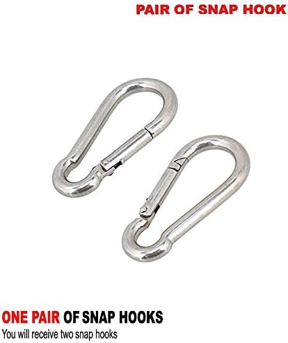 FITNESS MANIAC Strength Training Snap Hooks Gym Accessories Home Gym Hanging Cable Attachments Clips Exercise Machine Equipment
