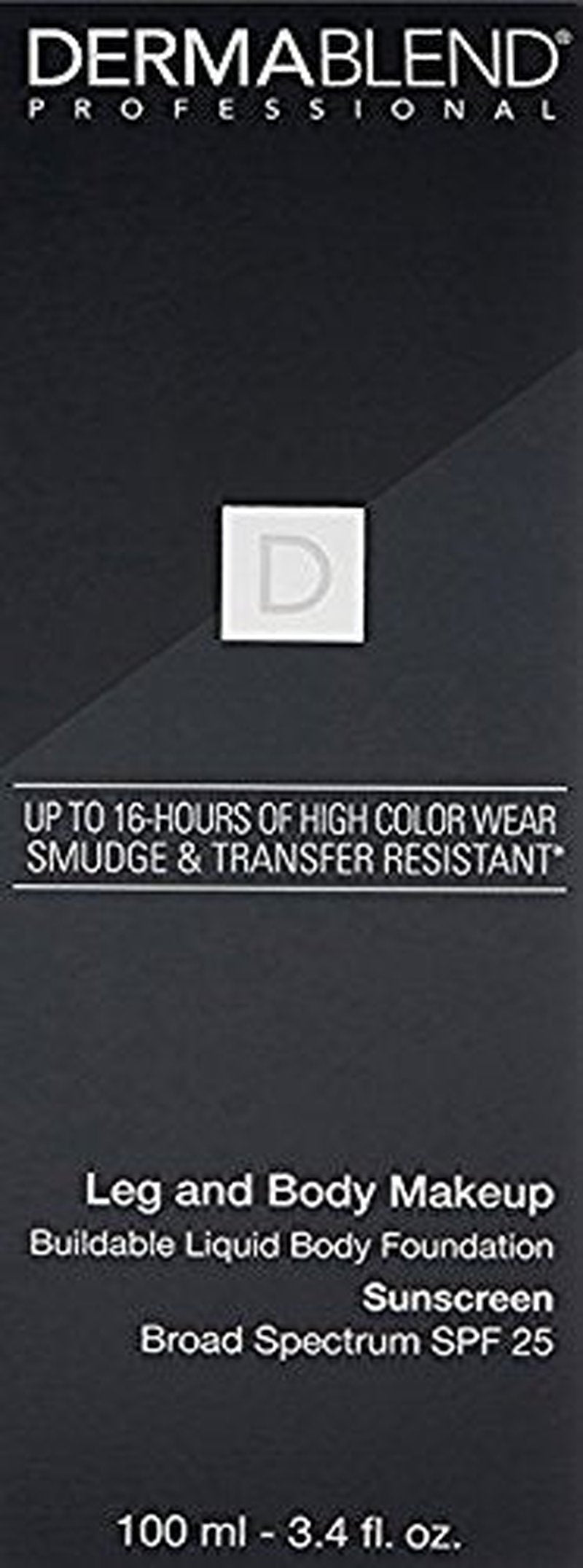 Dermablend Leg and Body Makeup Foundation - SPF 25 for All-Day Coverage