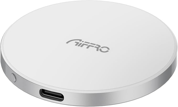 Aiffro P10 Magnetic PSSD 2TB，for iPhone MagSafe Portable SSD, Upto 2000MB/s-Type-C, SM2320，USB 3.2 Gen 2x2 20Gbps, Connectivity, Updated Firmware - Portable Magnetic External Solid State Solution