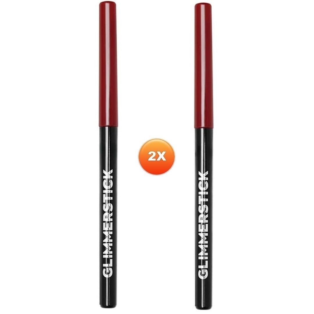 Glimmer Lip Liner Red Brick Set of 2