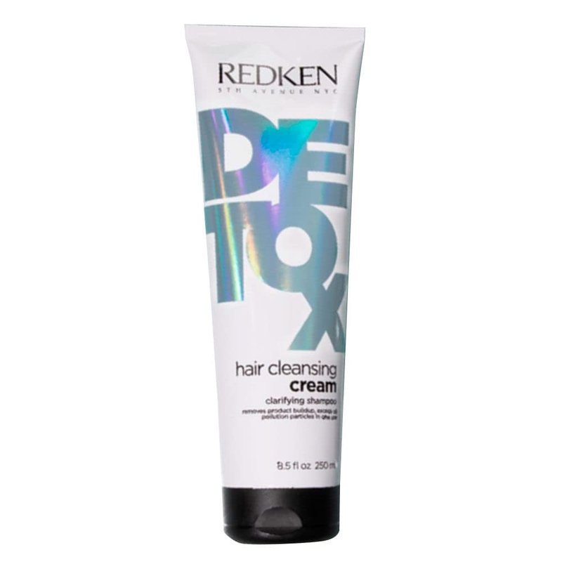 Redken Detox Cleansing Cream Shampoo - Clarifying Formula for All Hair Types | Removes Buildup & Strengthens Cuticle