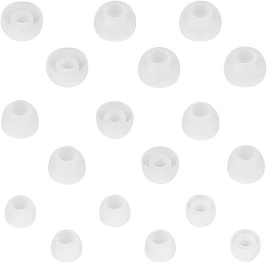 WKYMY Replacement Earbud Tips Silicone Eartips for in- Ear Headphones Rubber Tips Earbud Caps 9 Pairs S M L