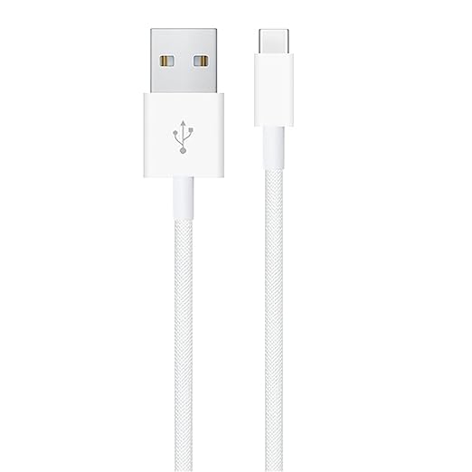 [5ft 2Pack] Woven Car Play USB-C Cable for Apple iPhone 17 Charger, MFi Certified USB-A to USB C Cable Cord Fast Charging for iPhone17 Pro Max/16Pro/15 Pro/16Plus, iPad Air M2,AirPods Pro 3nd - White