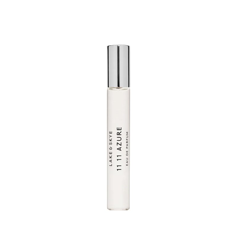 Lake & Skye 11 11 Azure Eau de Parfum Travel Spray, Aquatic Sheer Floral Musk & Clean Skin Unisex Scent, 0.5 fl oz (15 ml)