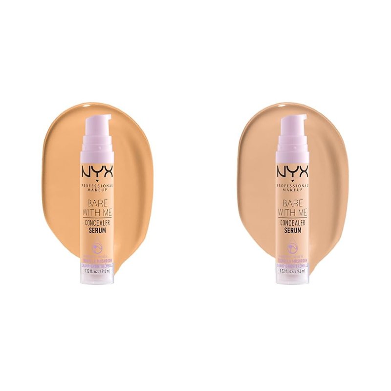 NYX Bare With Me Concealer Serum Bundle - Golden & Beige