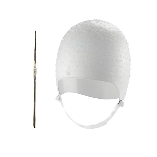 Dompel Silicone Highlight Hair Cap | Reusable Professional Silicone Cap | Special for Hair Dyeing | Model 233 CA 1 UND