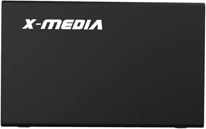 X-MEDIA XM-EN3451 V3 [Upgraded USB 3.0] 3.5-Inch IDE/PATA or SATA Aluminum Hard Disk Drive HDD External Enclosure Case | Support 3.5” IDE/PATA(Parallel ATA) | 3.5” SATA(Serial ATA)/SSD Hard Disk Drive