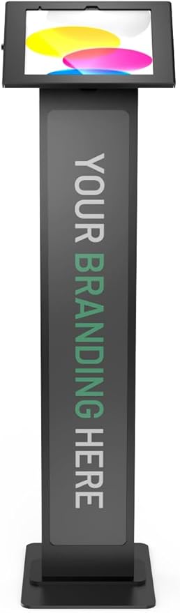 Compulocks iPad Floor Stand – Apex BrandMe, 10th/11th Gen (A16), Black