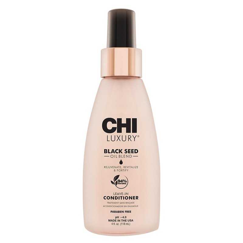CHI Luxury Black Seed Oil Leave-In Conditioner - Moisturizing Treatment for Stronger Hair | 4 Oz, Sulfate & Paraben-Free