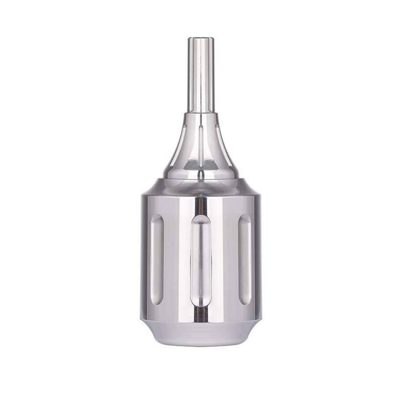 CNC 316L Stainless Steel Tattoo Cartridge Grips - Heavy Adjustable 32mm for Rotary & Coil Machines