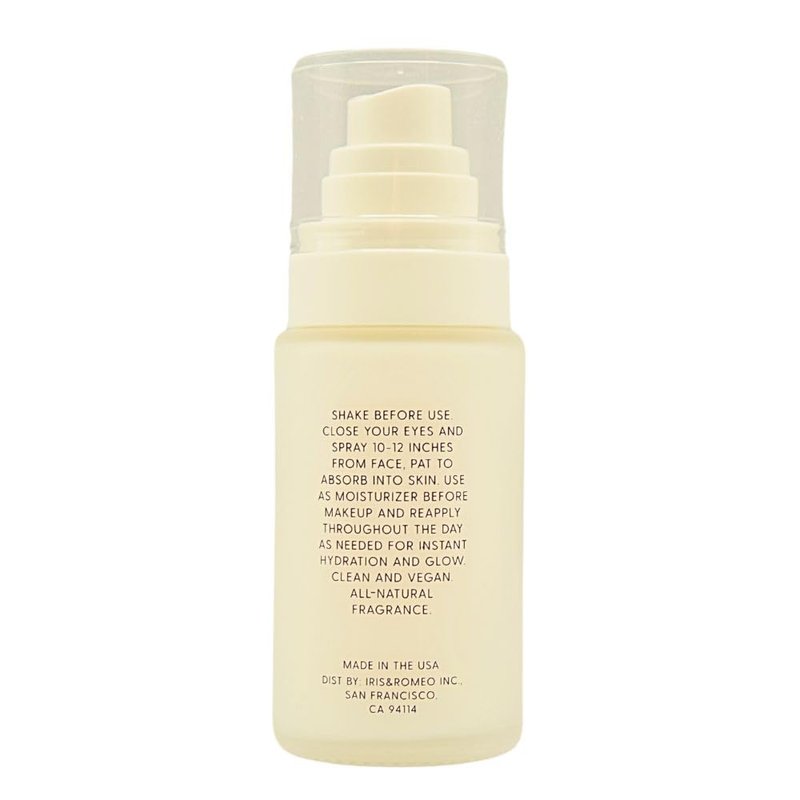 IRIS&ROMEO Mini The Reset 3-in-1 Face Mist 1.7 oz Hydrating Serum Spray with Hyaluronic Acid & Niacinamide, Glow-Boosting Skincare Mist