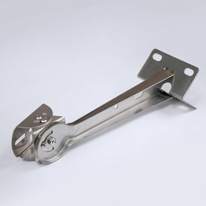 ZT-NET ZT-NET Security Camera Corner Pole Mounting Bracket Stainless Steel Mount with Extension Arm for Surveillance Systems Compatible with CCTV IP Cameras Indoor and Outdoor (Not Included Camera