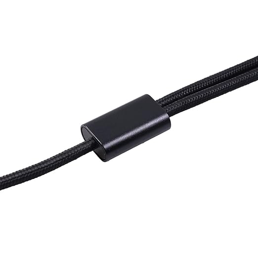 Yumiwoow 2Pack 10Ft 3.5mm 1/8" TRS to Dual 6.35mm 1/4" TS Mono Stereo Y-Cable Splitter Cord for Smartphone, Computer, CD Player, Speakers and Home Systems Amplifier