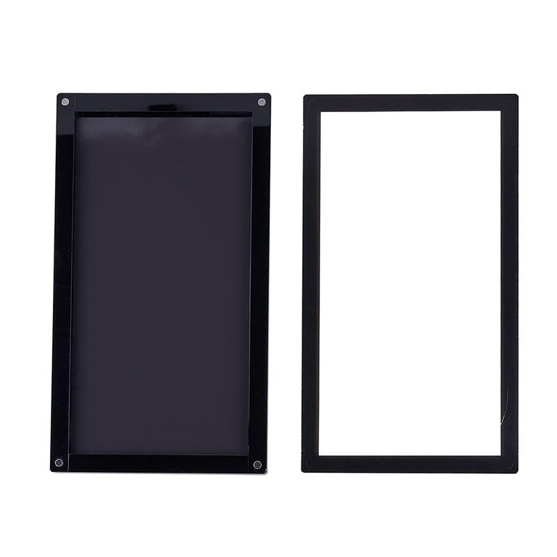 Acrylic Magnetic Eyeshadow Palette - Stackable Empty Makeup Organizer | 5.7'' x 10'' Large Space for Blush & Lipstick