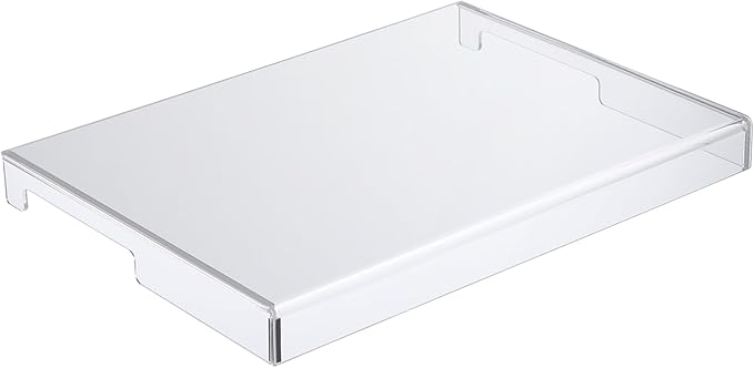 UKCOCO Transparent Acrylic Keyboard Protector Cover Waterproof Dust Hood for 13.77 X 9.84 Inch Laptop and Desktop Keyboard Accessories