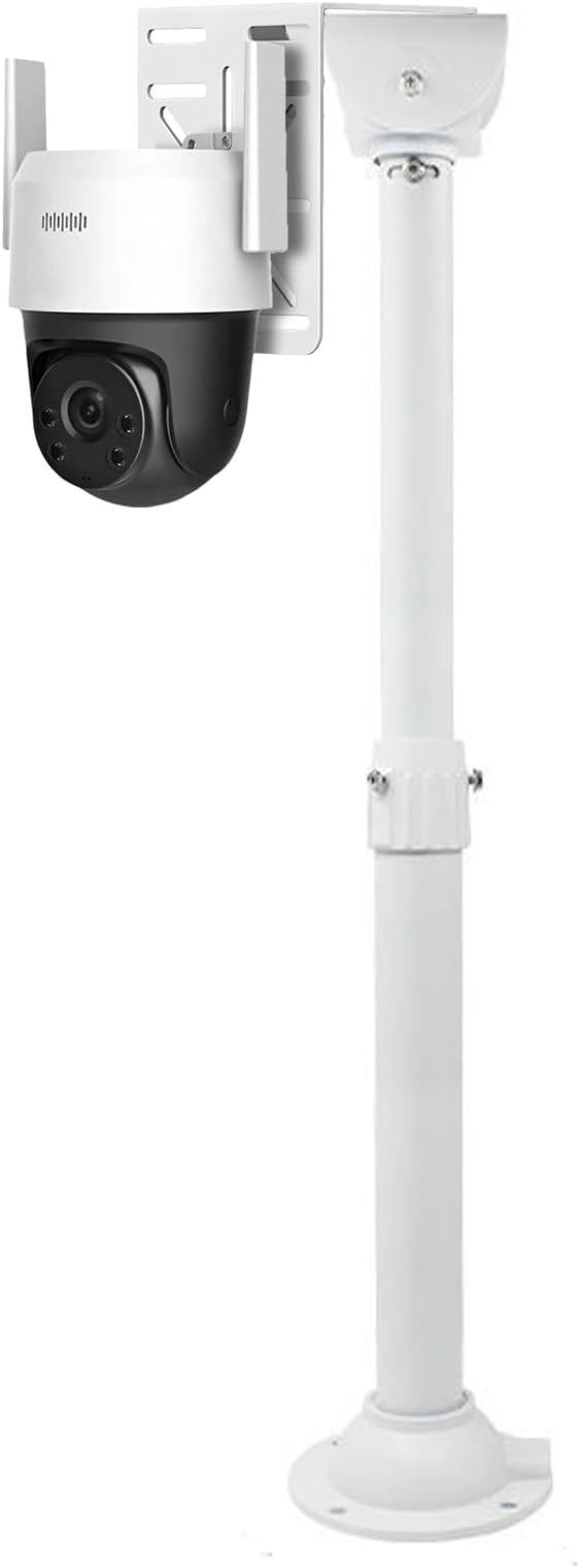 NVRTTRR L-Shape Dome Camera Bracket, Wall Ceiling Mount for Security Dome Cameras, Wall Mount (L-DGNP+38-59)