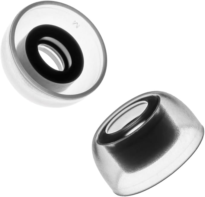 AZLA SednaEarfit Crystal for Bose Earbuds 2 Pair - Bose Earbuds Replacement Tips - Compatible with Bose Quietcomfort Ultra Earbuds, Bose QC Earbuds II (M)