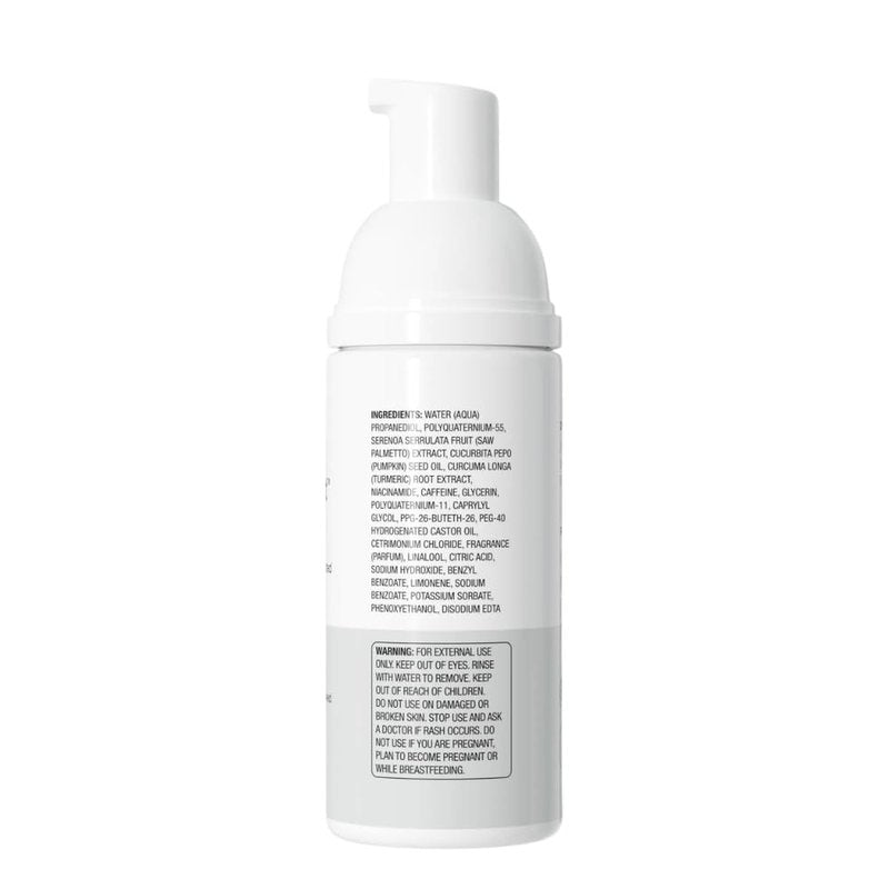 Feel Confident Thickening Foam - Hair Surgeon Formulated for Men & Women with Saw Palmetto, Pumpkin Seed Oil, Caffeine & Turmeric, Lightweight Volumizing & Styling Mousse for Fine or Thin Hair 1.7oz