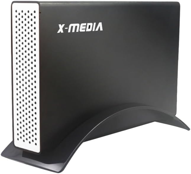 X-MEDIA 3.5-Inch USB 3.0 SATA I/II/III Aluminum Hard Disk Drive HDD External Enclosure Case [XM-EN3251U3-BK]