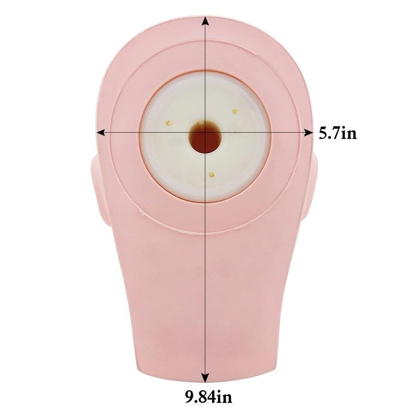 YIMART 1pcs Professional 23cm Mannequin Training Head Cosmetology Eyelash Eye Extension Practice