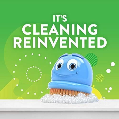 Scrubbing Bubbles Fresh Gel Toilet Cleaning Stamp, Rainshower, Dispenser with 4 Refills - Pack of 2