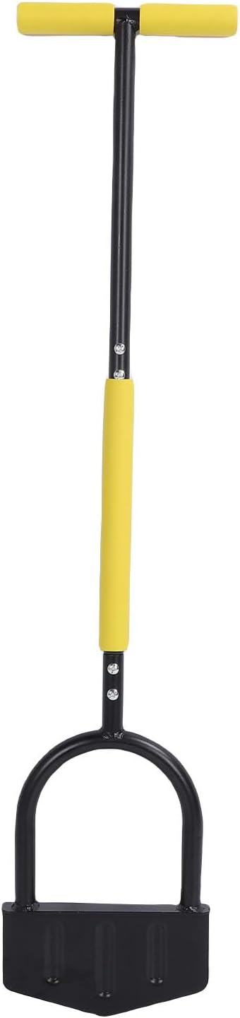 Edger Lawn Tool Stainless Steel Half Moon Edger with T Handle, Comfortable Grip â Rust - Durable Design, Ideal for Garden, Flower Bed, Sidewalk & Driveway Edging