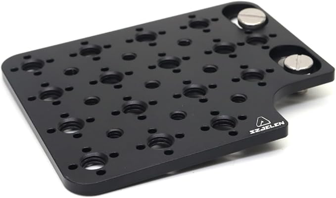 SZJELEN Multicolor ARRI Alexa mini LF Expansion Side Panel Kit,Switching Mounting Camera Plate with 3/8 Screws for Camera, Monitor, Bracket(Black)