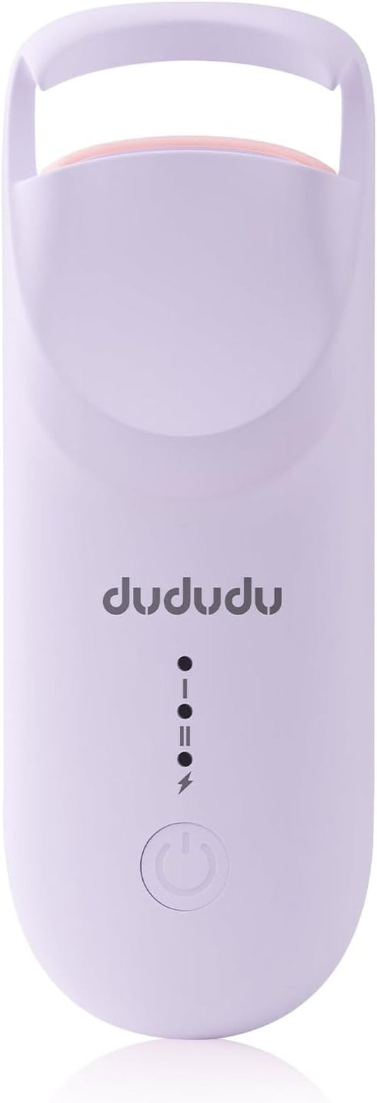 Heated Eyelash Curler - Portable Mini Electric Curler with 2-Level Temp & Type-C Recharge | 10S Heat for Effortless Curves