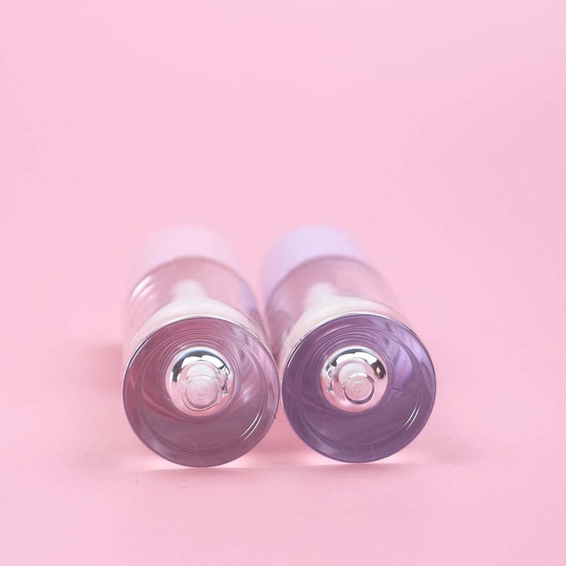 COSIDEA 30pcs Nude Empty 6ml 0.2oz Lip Gloss Tubes with Big Doe Foot Wand，Round Lipgloss Containers，Concealer Tube Cosmetic Packing Container Bulk Wholesale