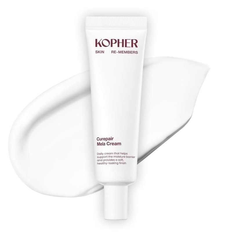 Kopher Curepair Mela Cream[4ever Edition] with 10GF Soothing & Repairing Moisturizer for Sensitive Skin - Redness Relief, Barrier Strengthening Skin, Korean Skincare (1.18 fl.oz.)