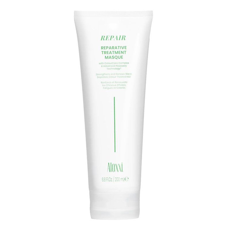 ALOXXI Repair Hair Mask for Color-Treated Hair Enriched with Keratin & Peptides, Deep Conditioning Treatment for Dull and Damaged Locks, 6.8 Fl Oz