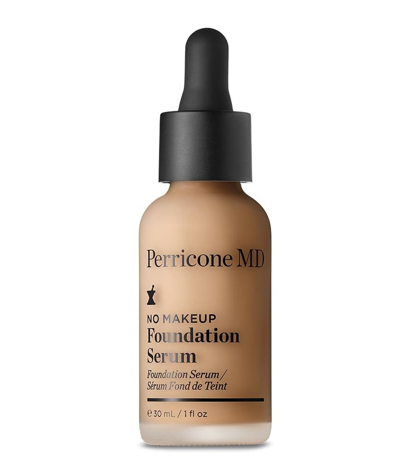 Perricone MD No Makeup Foundation Serum - Semi-Matte Hydrating Liquid Foundation Makeup - Fragrance Free, Vegan, Cruelty-Free - Buildable Medium Coverage for Dark Spots & Uneven Tone, Buff, 1 fl oz