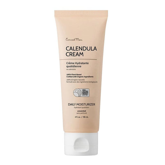 Calendula Cream Face Moisturizer for Sensitive Dry Skin - Cica & Ceramide Hydration | 100% Plant-Based Formula