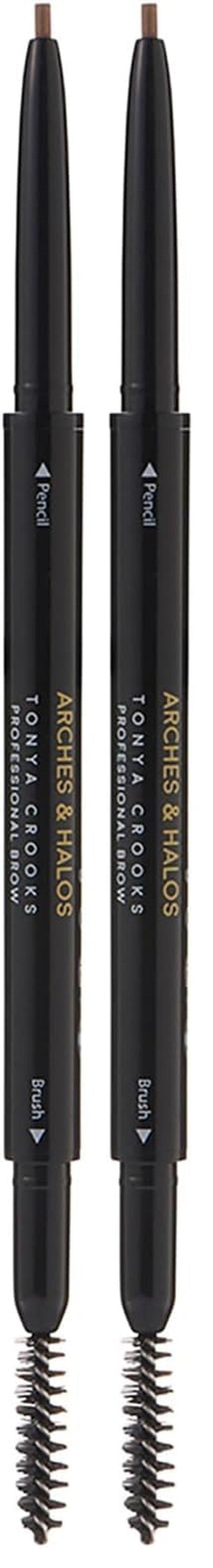 Arches & Halos Micro Defining Brow Pencil - For a Fuller and More Defined Brow, Long-Lasting, Smudge Proof - Vegan and Cruelty Free Makeup - Sunny Blonde, 0.003 oz (Pack of 2)