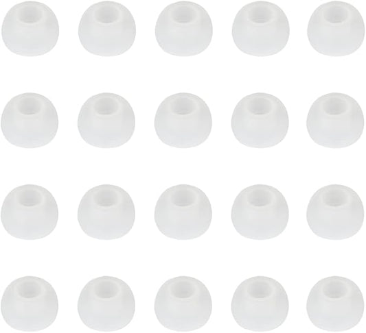 WKYMY Silicone Earbud Tips Replacement Ear Tips Earbud Cap for in- Ear Headphones Rubber Tips Eartips Large 10 Pairs
