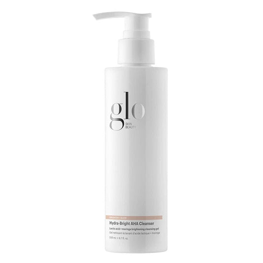 Glo Skin Beauty Hydra-Bright AHA Cleanser, 6.7 Oz – Hydrating Face Wash with Lactic Acid, Gentle Exfoliating Facial Cleanser for Dry, Oily & Sensitive Skin – Brightening Face Cleanser for Women & Men