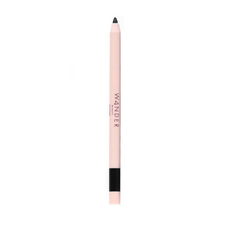 Wander Beauty Skyliner Automatic Gel Eyeliner (Jet Black) - Smudge-Proof Retractable Gel Liner - Precise Application With Built-In Eye Pencil Sharpener - Intense Pigment Gel Eyeliner - 0.01 fl oz