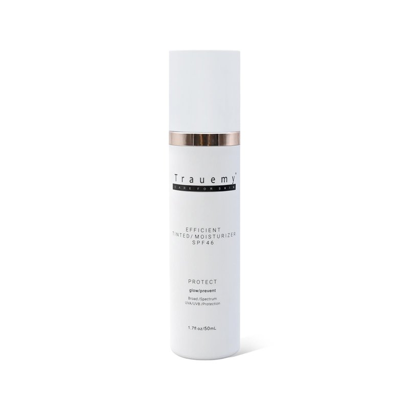 trauemy Anti-Aging Tinted Face Moisturizer Sunscreen SPF 46 & Hydrating Skin Care & Face Moisturizer - Chemical BB Cream, Water-Resistant-Dewy (Deay-2pcs)