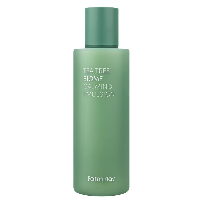 FARMSTAY TeaTree Biome Calming Emulsion -Daily Hydrating Face Moisturizer,Korean Skin Care,Calming and Soothing for Sensitive Skin,Strengthen Skin Barrier,for Women&Men,Teenagers6.76 Fl.Oz