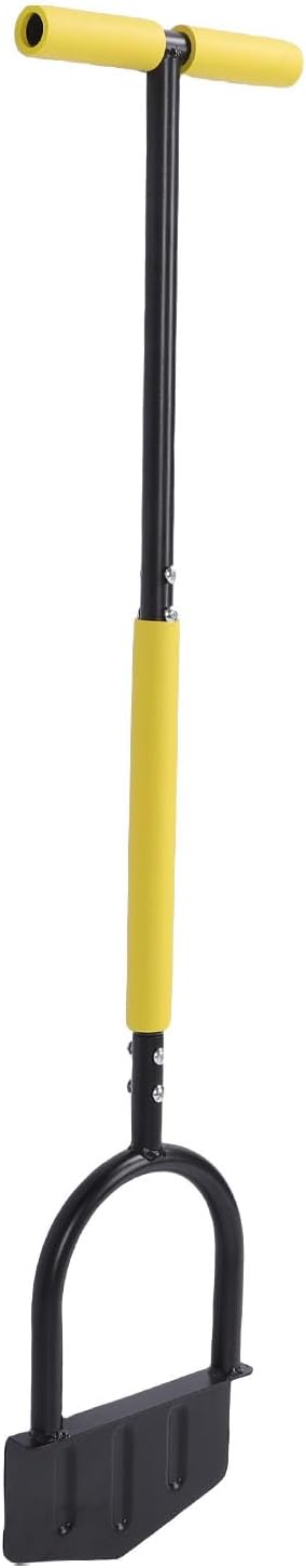 SUNGOOYUE Hand Lawn Edger, Robust Stainless Steel Construction, Easy to Use for Cleaning Sidewalks, Size: Edger Parts