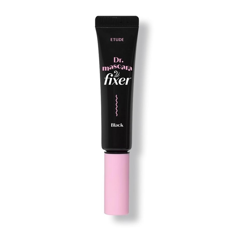 ETUDE Dr. Mascara Fixer, Black Mascara, Korean Mascara Fixer, Long-Lasting Wax Formula, All-Day Curl Hold, Smudge-Proof, Korean Makeup, Beauty, Vegan Certified (0.21 Fl Oz)
