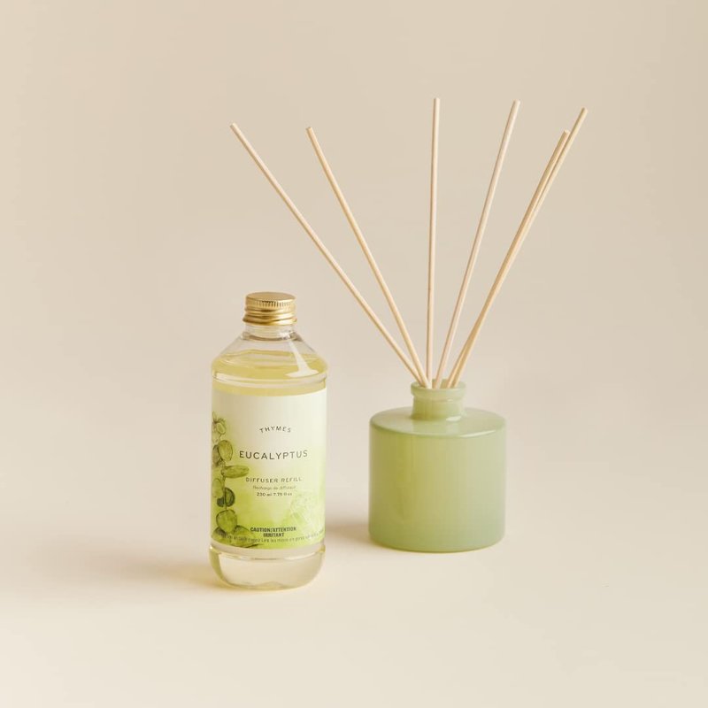 Thymes Petite Diffuser - 4 Fl Oz - Eucalyptus, Rattan Material