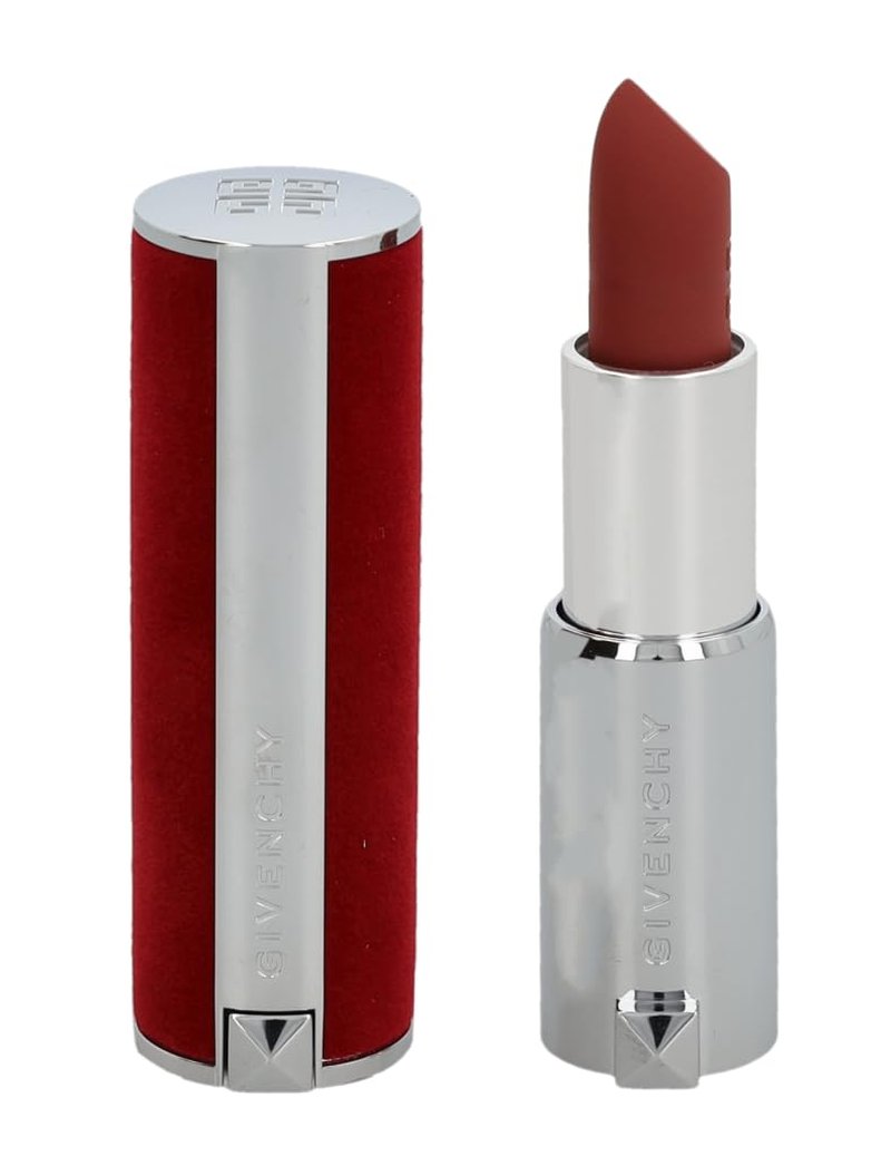 Givenchy Le Rouge Deep Velvet Matte Lipstick - 28 Rose Fume | 0.12 oz Long-Lasting Color