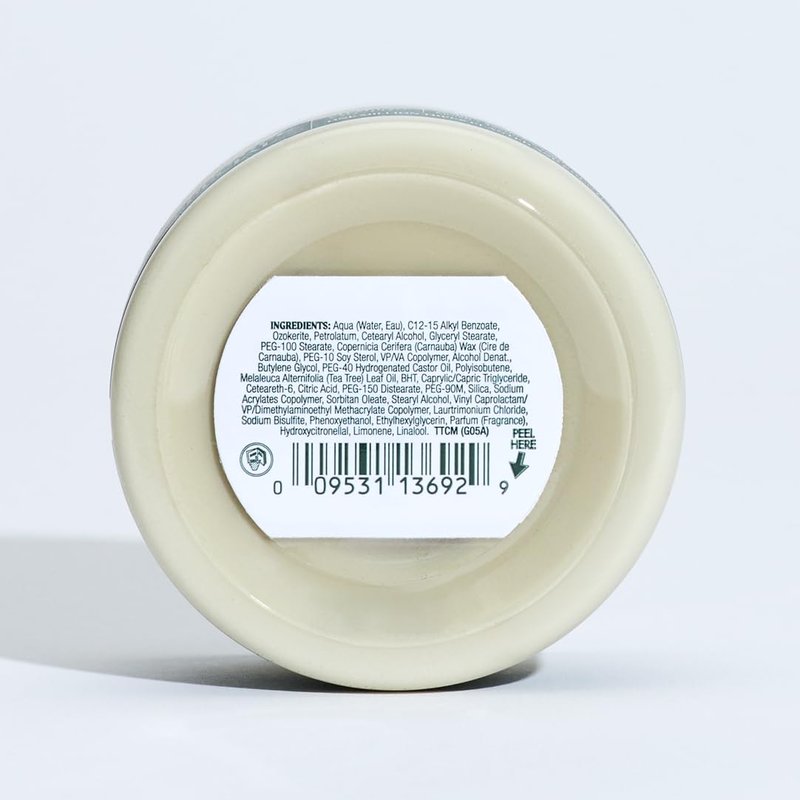 Tea Tree Shaping Cream,Hair Styling Cream,Long-Lasting Hold,Matte Finish,For All Hair Types,3 oz,(Pack of 2)