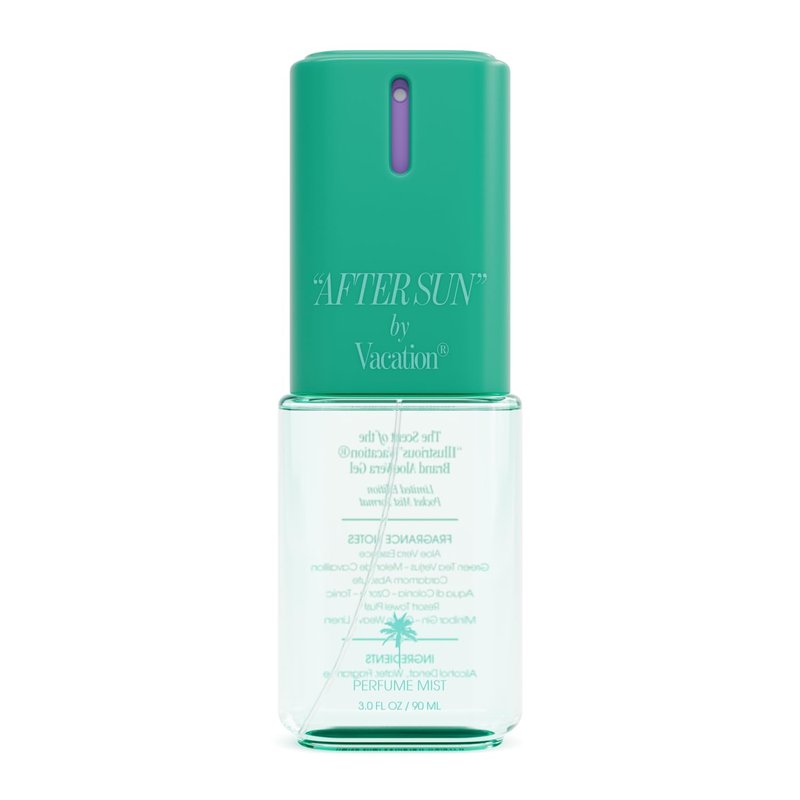 VACATION After Sun Body Mist and Perfume for Women, 3 Fluid Ounces - Aloe Vera, Cucumber and Green Tea Scent, Hair and Body Spray, Summer Fragrance, Travel Size