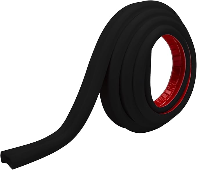 TV Cord Hider – Flexible Wall Cord Cover Slim Design Silicone Cable Raceway - Self Adhesive, Cut to Size Design for Hiding Wires on Wall - Clean Home Setup Cable Concealment (Black, 10 Feet)
